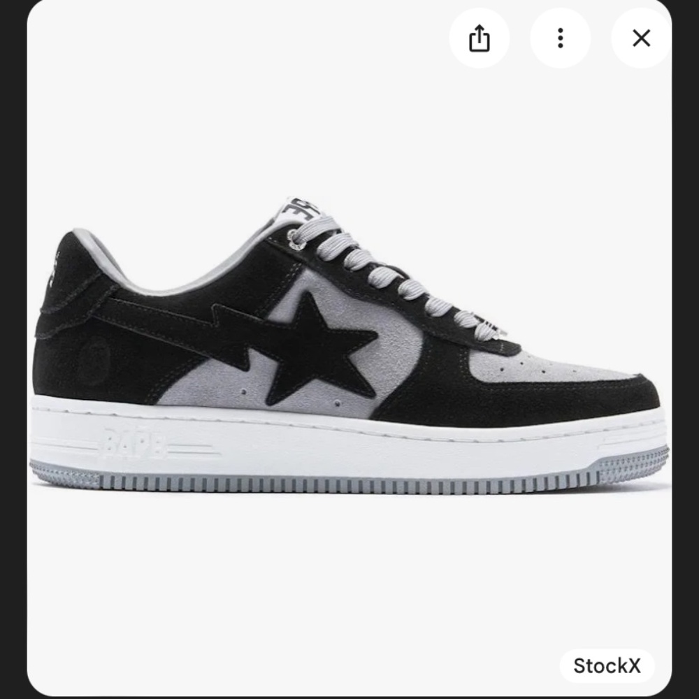 A Bathing Ape Bape Sta Suede Black